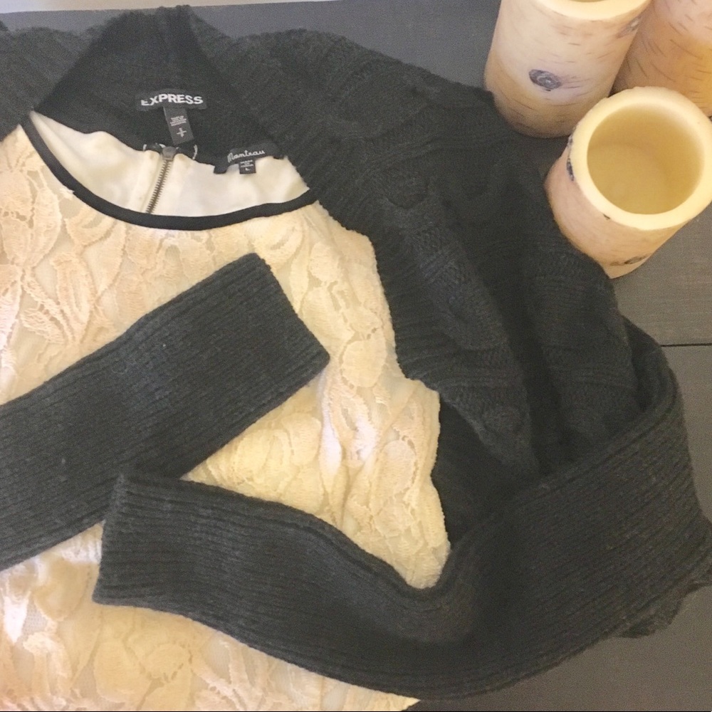 Dark Grey Express Cardigan!